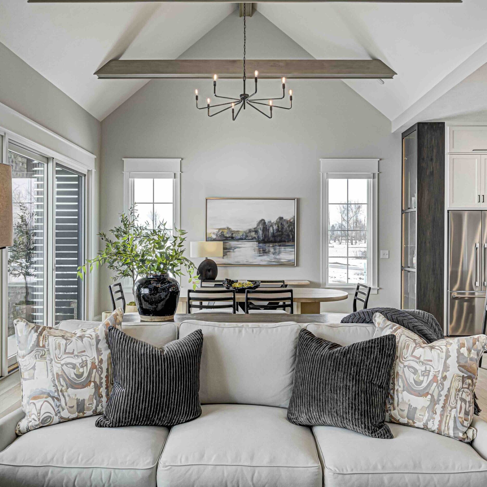 Open Concept Living Dining Ideas | Old Town Design Group